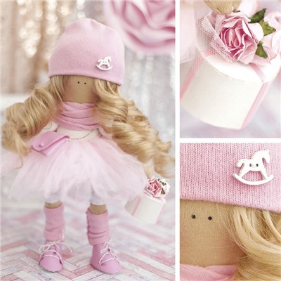 Набор для шитья. Интерьерная кукла «Энни», 30 см