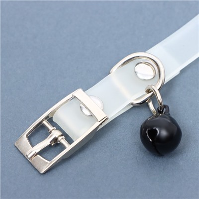 Ошейник «Нежные сердца» (люминесцентный), светящийся в темноте, 30×1 см, ОШ 19-26 см, микс