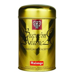 Кофе Malongo молотый Супремо Арабика (золотая банка) 250 г