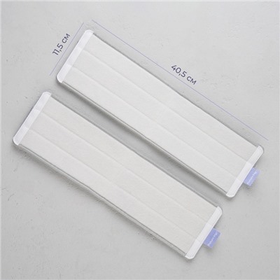 Насадки для плоской швабры Future Alp 4 clean system, 2 шт., 40.5×11.5 см
