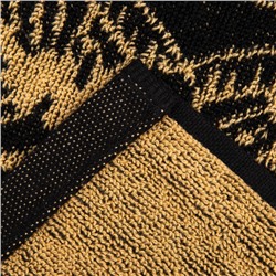 Полотенце именное махровое Этель «Артем», 50×90 см, 100% хлопок, 420 г/м², чёрное