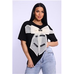 Футболка женская 64537 (Черный)