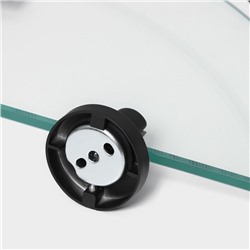 Полка для ванной угловая Stölz Loft basic, стекло