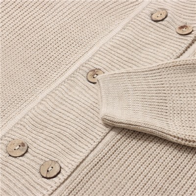 Кардиган на пуговицах женский MINAKU: Casual Collection, бежевый, размер 50