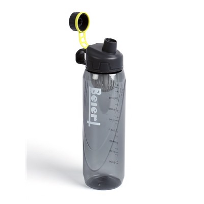 Бутылка для воды SPORT, 1 л, чёрная