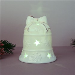 Фигурка Колокольчик с подсветкой 10 см / YZ23775 /уп 48/Новый год