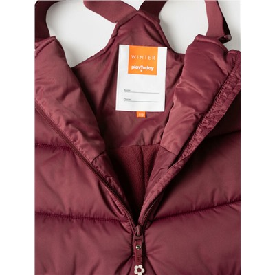 Комплект текстильный с полиуретановым покрытием для девочек: куртка, полукомбинезон