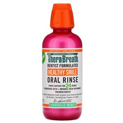 TheraBreath, Healthy Smile, Oral Rinse, Sparkle Mint, 16 fl oz (473 ml)