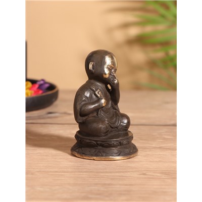 Сувенир «Монах», 6×6×9 см, бронза