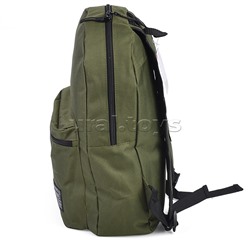 Рюкзак "Khaki" подростковый 40x29x17 см (14 л) 250 г, 1 отделение на молнии, 1 передний карман, темно-зеленый