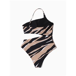 Купальник женский слитный с вырезом на животе MIST, размер XS