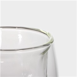 Стопки - шоты с двойными стенками Magistro «Алмаз», 100 мл, 6 шт., стекло, прозрачные