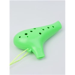 Окарина Music Life 12 отверстий, зелёная, 15.5×10×4.3 см