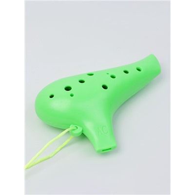 Окарина Music Life 12 отверстий, зелёная, 15.5×10×4.3 см