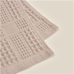 Полотенце вафельное SL HOME: Chess «Саббиа», 90×150 см, хлопок 100%, коричневое