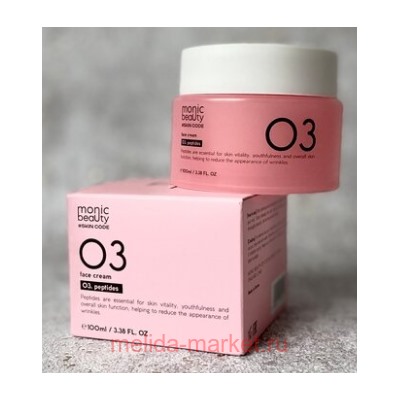 Корея Monic Beauty Крем  для лица  Пептиды Code 03 100 мл