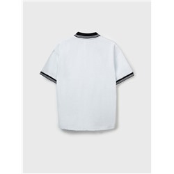 Джемпер трикотажный с воротником поло для мальчиков