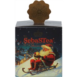 SebaSTea. Новый год. Ассорти-мини. Санта с фонарем карт.упаковка, 15 пак.