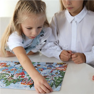 Пазл 80 "Каток" Виммельбух