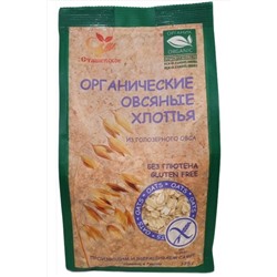 Хлопья овсяные из голозерного овса Органические без глютена 375г ЭКОПРОДУКТЫ, 1184999