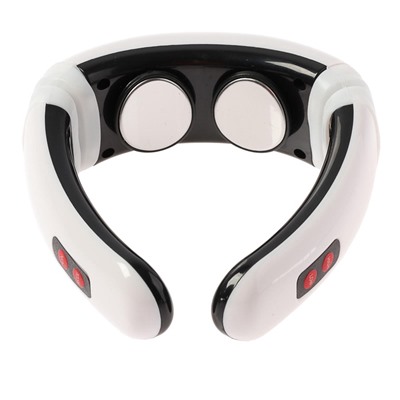 УЦЕНКА Массажёр для шеи Luazon LEM-16, от батареек 2хААА (не в комплекте), белый