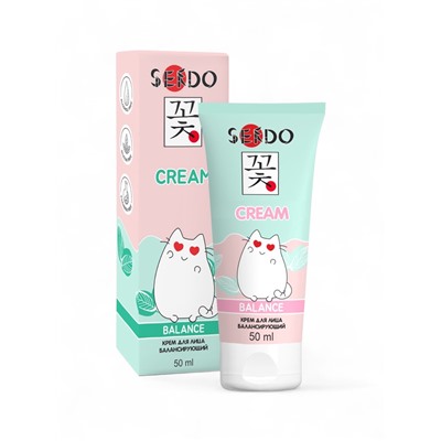 Крем для лица Sendo балансирующий, для всех типов кожи, 50 мл