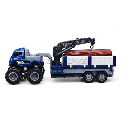 Машина "Мега лесовоз" в коробке