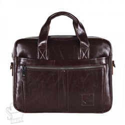 Портфель мужской кожаный 11020Z brown Zinimsk