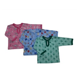 Рубашка "Капля"(кнопка) дл.рукав (РКД) Кулирная гладь (100% хлопок)