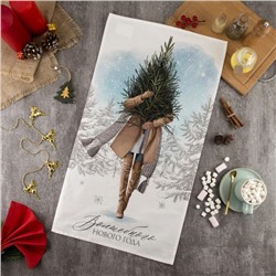 Полотенце «Этель» Волшебного Нового Года 40×73 см, 100% хл, саржа 190 г/м²