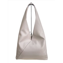 Женская сумка из искусственной кожи, цвет светло серый