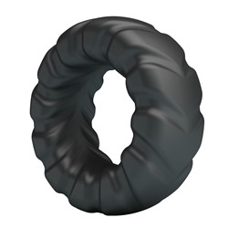 Черное эрекционное кольцо Jeriko