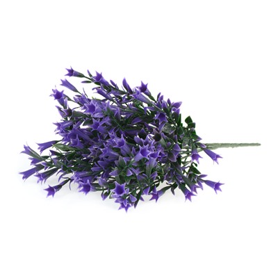 Цветок искусственный Колокольчик 35 см / W234/уп 2/600/ (Светло-зеленый / белый)