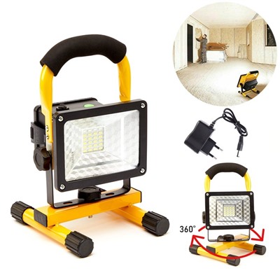 Фонарь рабочий аккумуляторный 30 Вт, 3600 мАч, 24 LED, 3 режима