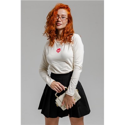 8529/1 футболка с дл.рукавом (Молочный_поцелуй)