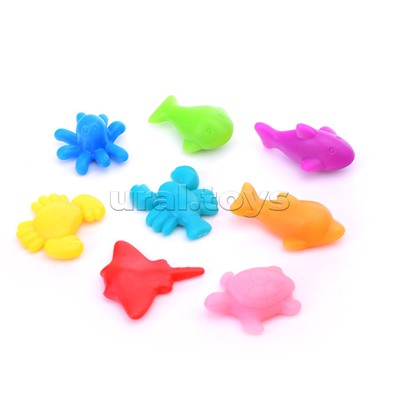 Настольная игра-сортировщик "Морские животные" в тубусе