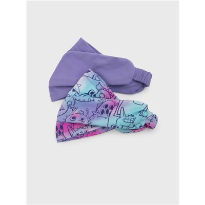 Косынка трикотажная для девочек, 2 шт в комплекте
