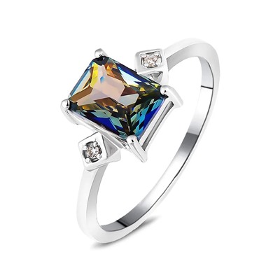 Кольцо, мистик кварц синий, Марьям