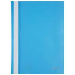 Скоросшиватель А4 пластиковый  голубой 0,18мм TC4018C inФОРМАТ