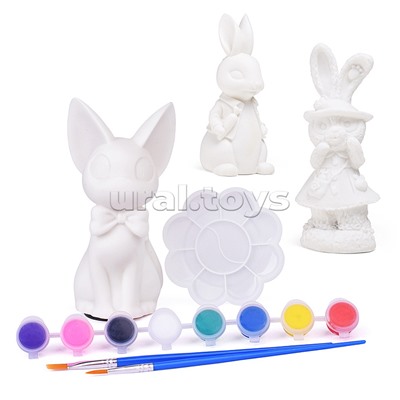 Копилка "Микс" с красками, в пакете