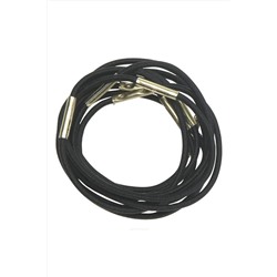 Dewal Резинки для волос RE-021 Maxi, черный, 10 шт. KRISTALLER, 1106138