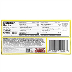 FITCRUNCH, батончик с термообработанным сывороточным протеином, арахисовой пастой и фруктовым джемом, 12 батончиков по 88 г (3,10 унции) каждый