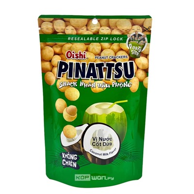 Арахис в кокосе Pinnatsu Oishi, Вьетнам, 85 г Акция