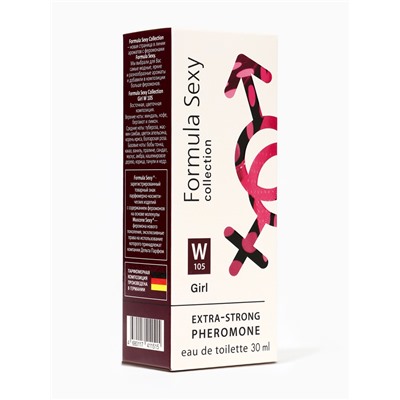 Туалетная вода женская с феромонами Formula Sexy collection Girl W105, 30 мл