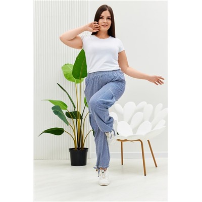 Брюки 9208 (Полоса джинс)