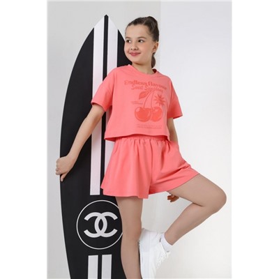 Костюм для девочки Вива-2 (Розово-коралловый)