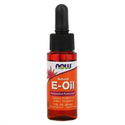 Now Foods, натуральное масло с витамином E, антиоксидантная защита, 30 мл (1 жидк. унция)