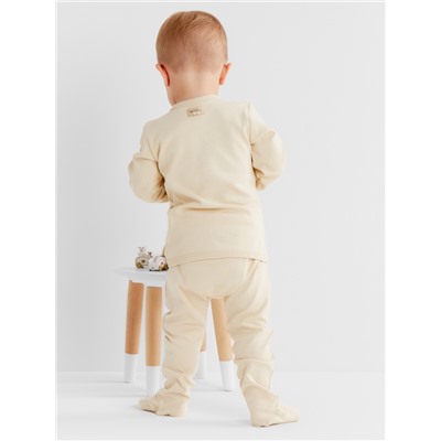 Кофточка детская MINAKU Nature, рост 62-68 см, бежевая