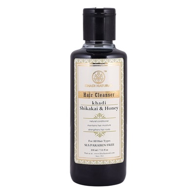 Khadi Natural Шампунь с Шикакай и Медом - без СЛС 210мл
