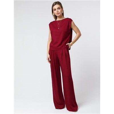 Свободные брюки изо льна с вискозой